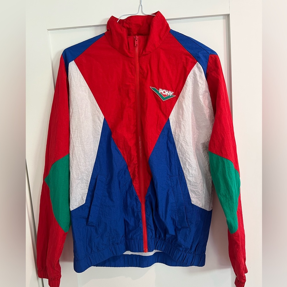 Men’s Pony windbreaker jacket size M